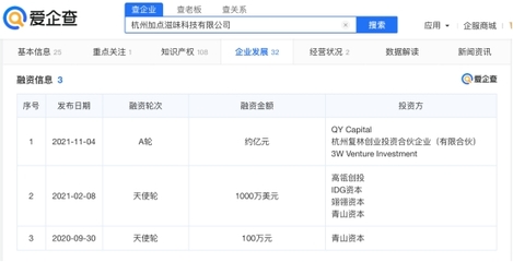 調(diào)味品品牌“加點(diǎn)滋味”完成近億元A輪融資，資本助力品牌數(shù)字化升級